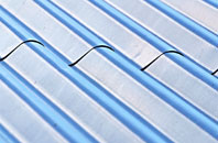 Peel Common corrugated roofing